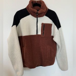 Kinesis 1/4 zip sherpa jacket